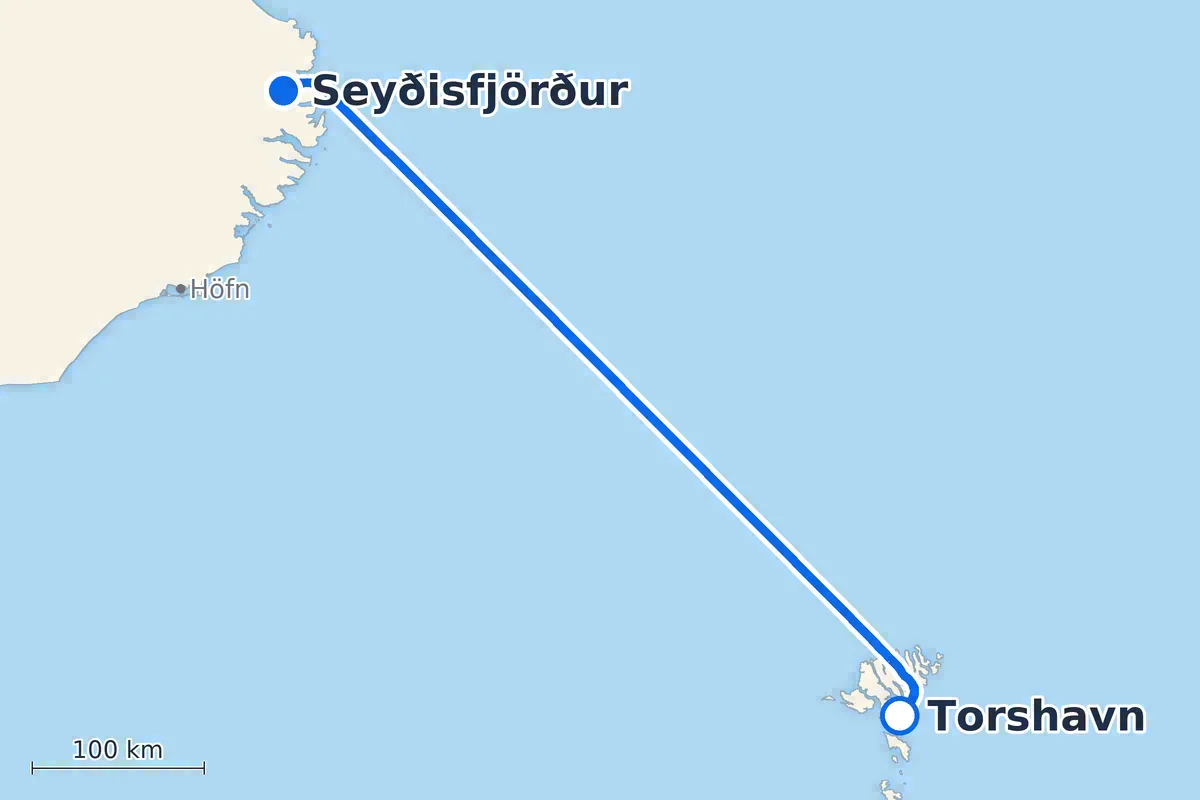 Torshavn - Seyðisfjörður